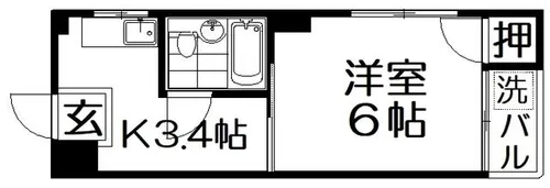 森ビル【3階】の間取り
