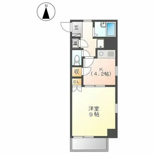 アイネシュタット【704号室】の間取り