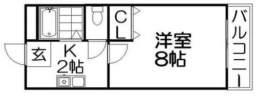 ヴィラいずみ【1階】の間取り