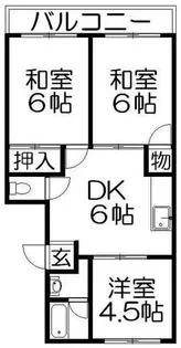 コーポ忠栄【4階】の間取り