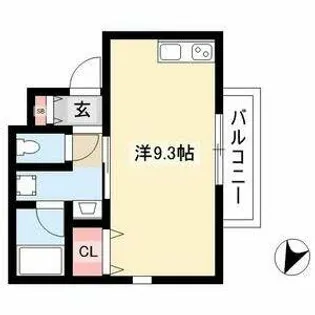 プレシャス妙音通【1階】の間取り