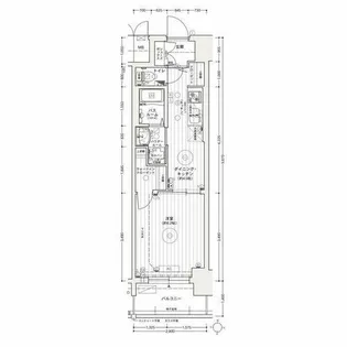 1DKの間取り画像