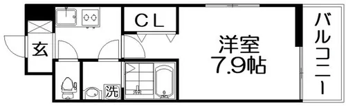 楽園【2階】の間取り