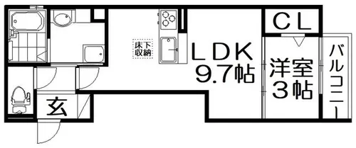 グリーンパーク【2階】の間取り