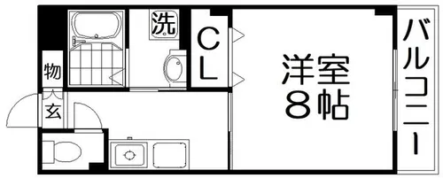 ミ・ピアーチェ【3階】の間取り