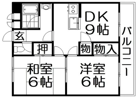 ロイヤルハイツさつき丘【3階】の間取り