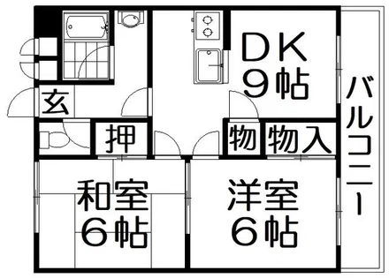 ロイヤルハイツさつき丘【3階】の間取り