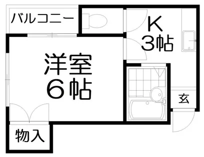 フローラルヴィラ【1階】の間取り