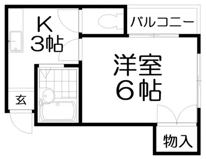 フローラルヴィラ【2階】の間取り