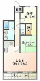 カンパーナ明石【10階】の間取り