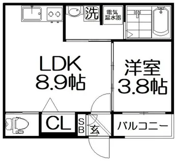 F asecia Mizar【1階】の間取り