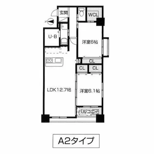 パレ朱雀門【209号室】の間取り