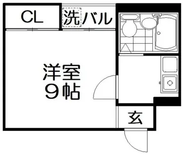 ラムール萱島【4階】の間取り