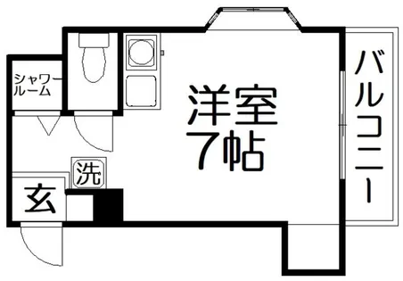 リベラル宮之阪【2階】の間取り