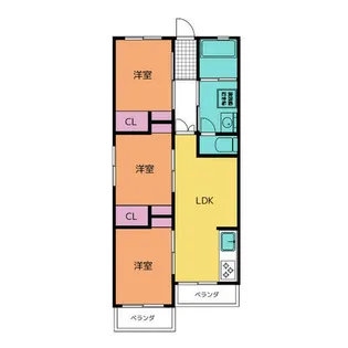池上住宅【2階】の間取り