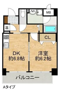 ルミエール・りんくう【4階】の間取り