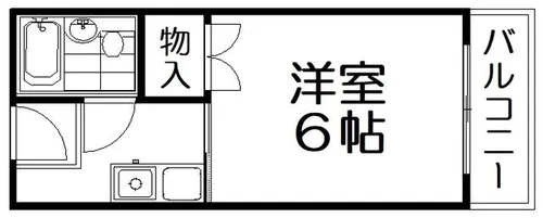 アートハイツ西崎【2階】の間取り