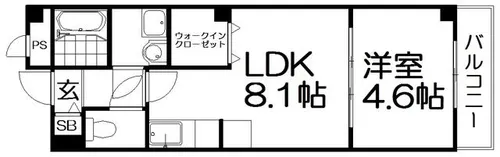 カーサ セレーナ【2階】の間取り