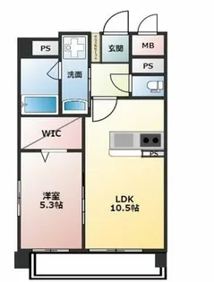 ソフィア21新合川【5階】の間取り