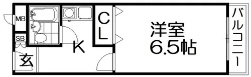 セジュールなにわ【2階】の間取り