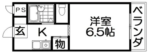 ソレイユ川崎【3階】の間取り