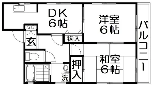 パークアベニュー【2階】の間取り