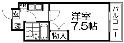 エスパシオ【2階】の間取り