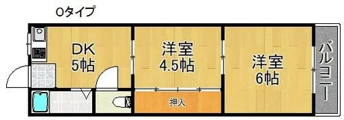 タカイレジデンス【2階】の間取り