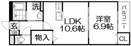 アート星田駅前【3階】の間取り
