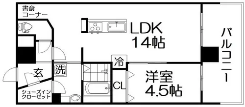 テラス天の川【5階】の間取り