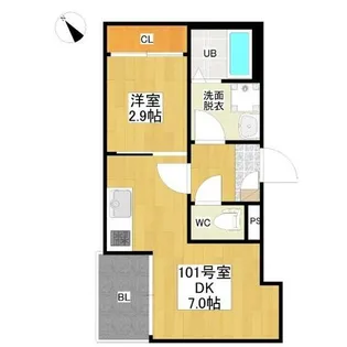 R-SMART 新栄2【2階】の間取り