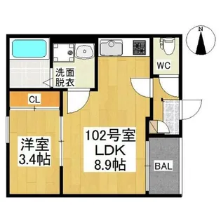 REGALEST LOTUS【1階】の間取り