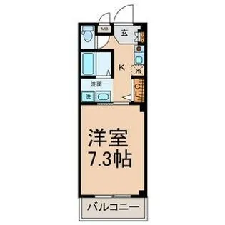 Sun State竜ノ口【3階】の間取り