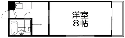 岡田ハイツ【3階】の間取り