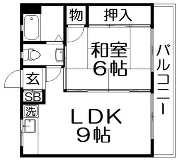 香南レジデンス【3階】の間取り