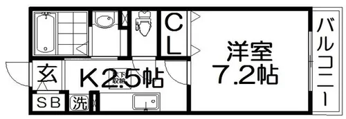 クレメントMK【1階】の間取り