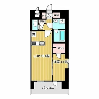 LA GRACE 千林大宮【6階】の間取り