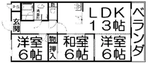 アートヒルズ【2階】の間取り