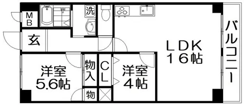 第三林ビル【3階】の間取り