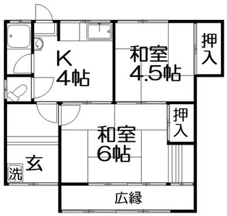 大阪府枚方市村野本町【一戸建】の間取り