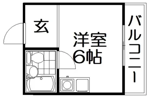 大谷グリーンハイツ【2階】の間取り