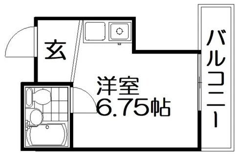 大谷グリーンハイツ【2階】の間取り