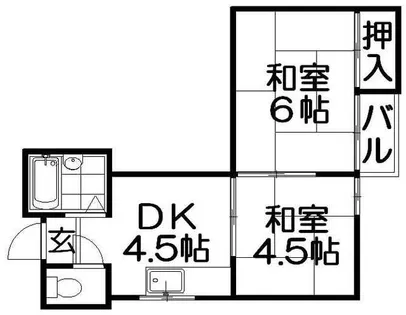 プチメゾン香里園【3階】の間取り