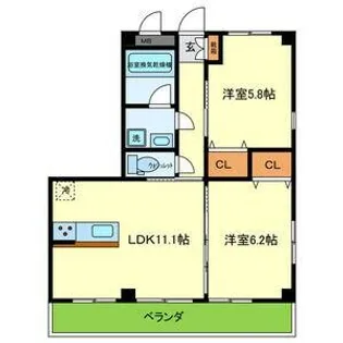 ラフィーネ【3階】の間取り