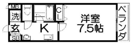 ヒルサイドテラス【4階】の間取り