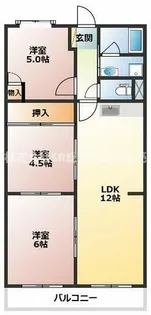 プレジデント東大阪第四棟【3階】の間取り