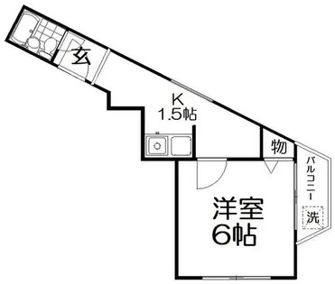 ハイコート枚方【3階】の間取り