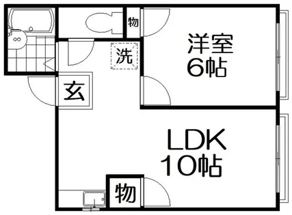 萱島ツインマンション【4階】の間取り