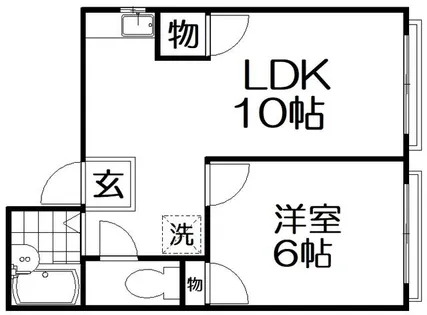 萱島ツインマンション【2階】の間取り