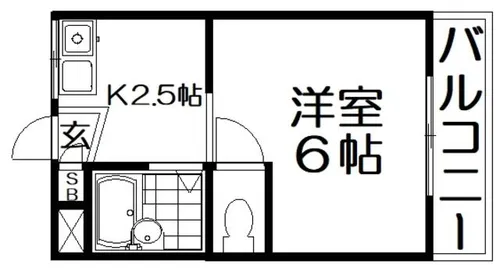 御殿山壱番館【3階】の間取り
